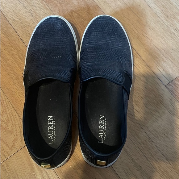 Ralph Lauren navy “Jinny “ Stefan shoes/casual sneakers women’s size 6 1/2 - Picture 4 of 9